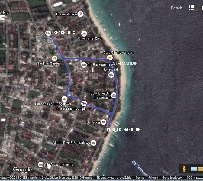 Beach Box Bungalow Gili Trawangan Exterior photo